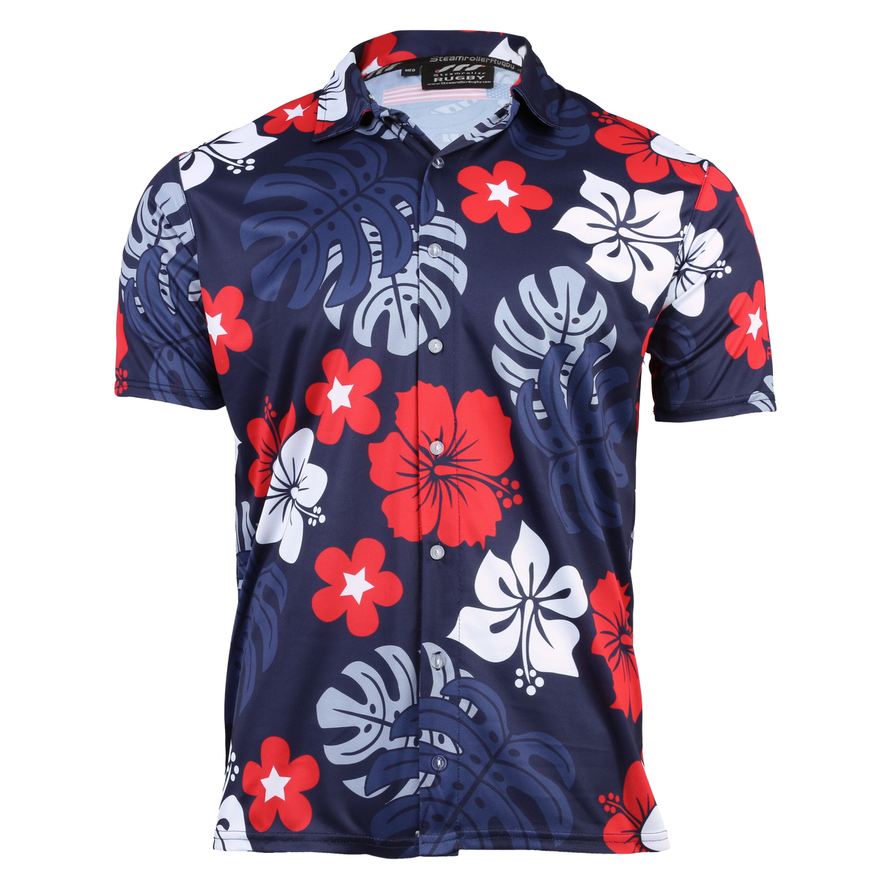 Patriotic Hawaiian Button Down Shirt
