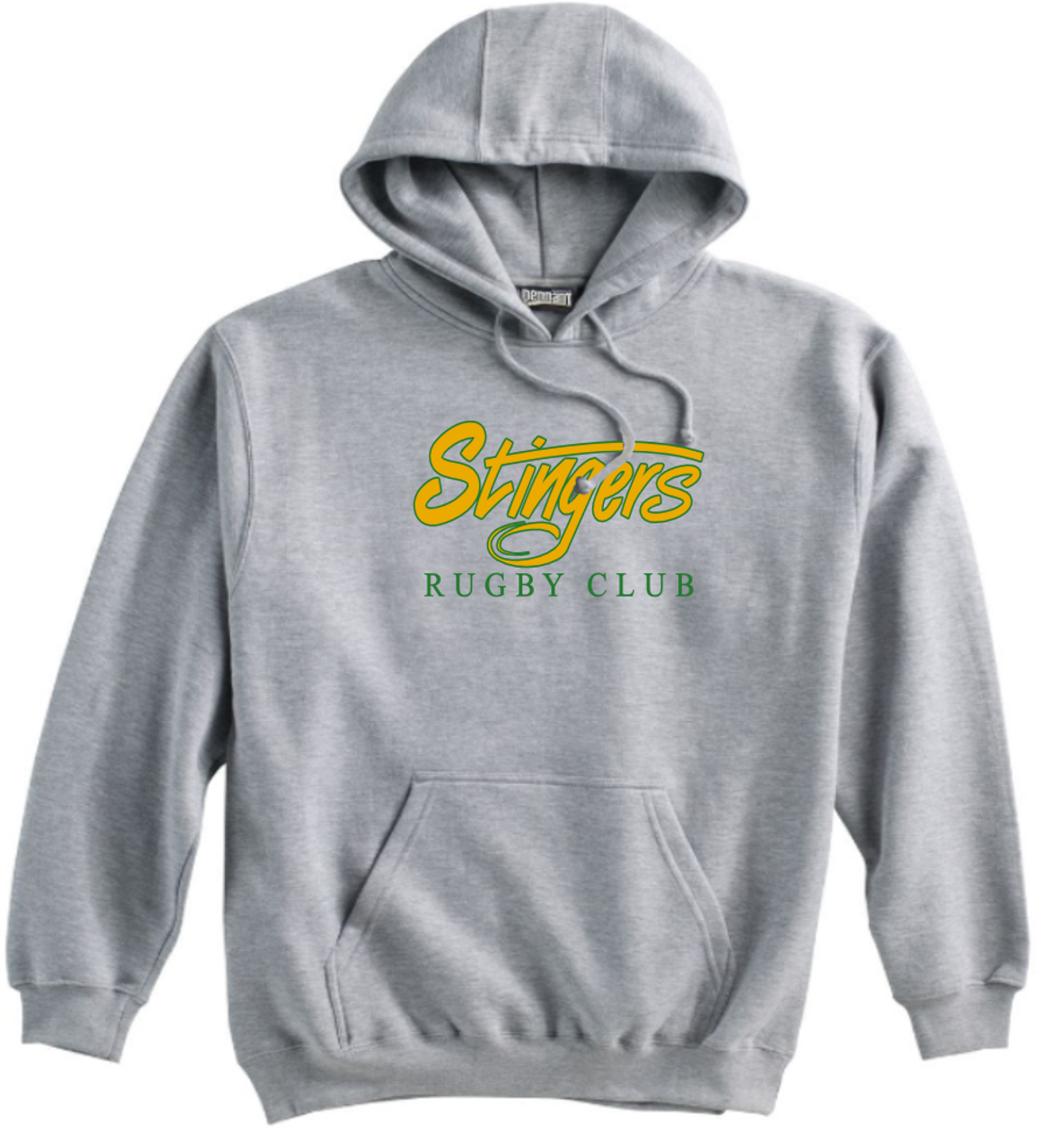 Stingers Rugby Club Hooded Sweatshirt, Gray