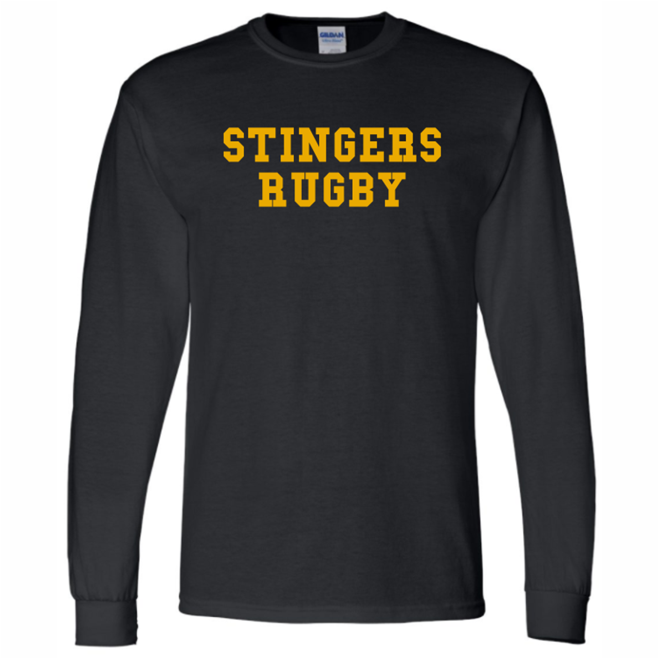 Stingers Rugby Club Cotton T-Shirt, Black (1C)