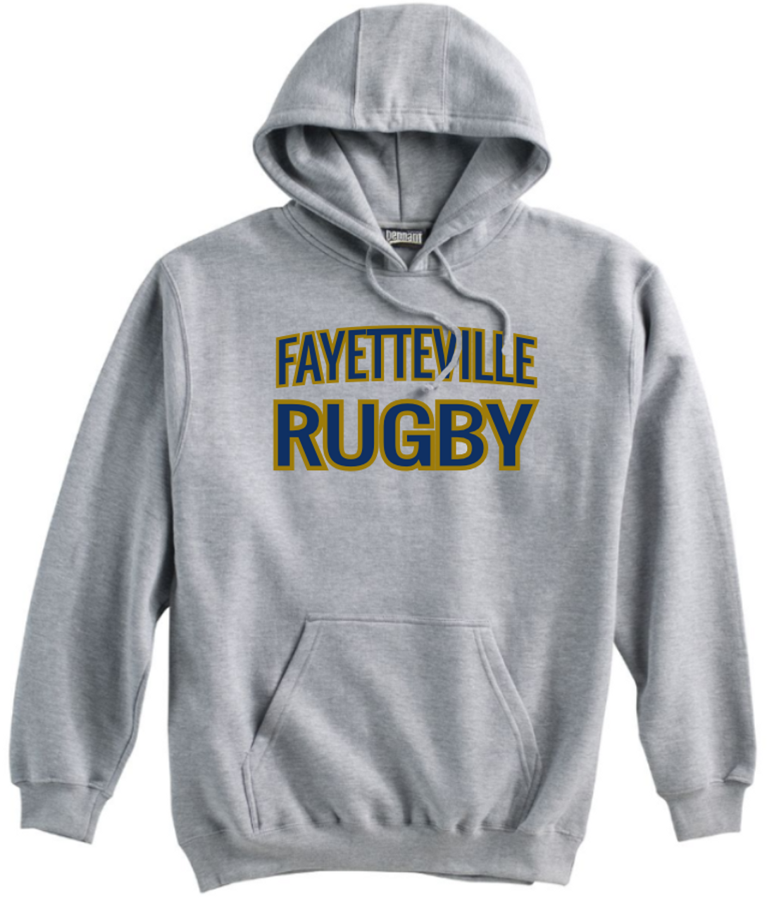 Fayetteville Area Rugby Hoodie, Gray