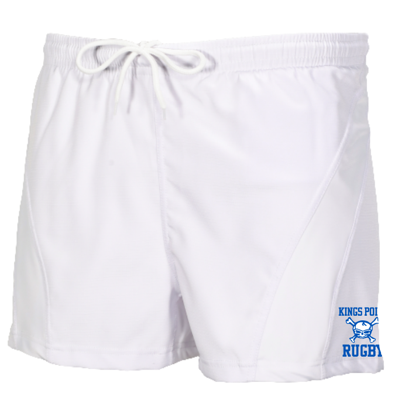 USMMA Kings Point SRS ADV Rugby Shorts, White