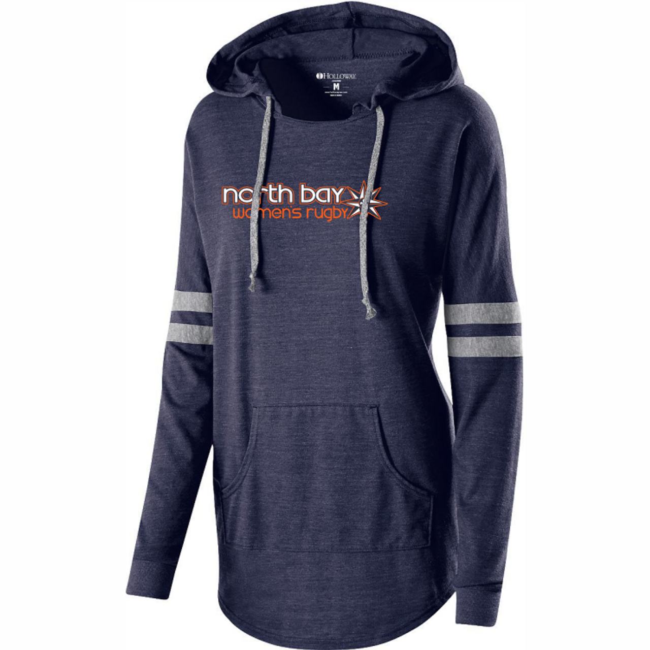 North Bay WRFC Hooded, Triblend T-Shirt, Navy