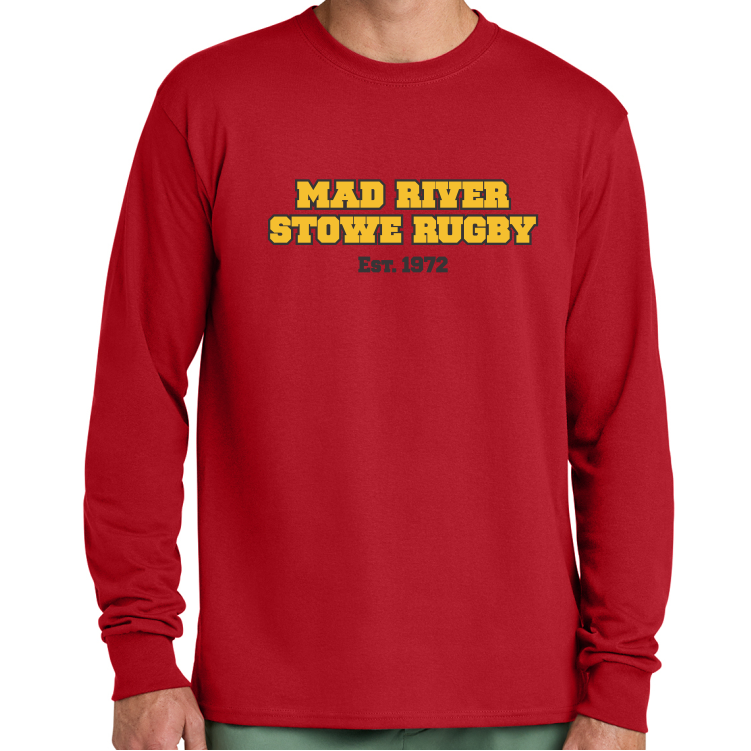 Mad River Stowe RFC Cotton Tee, Red