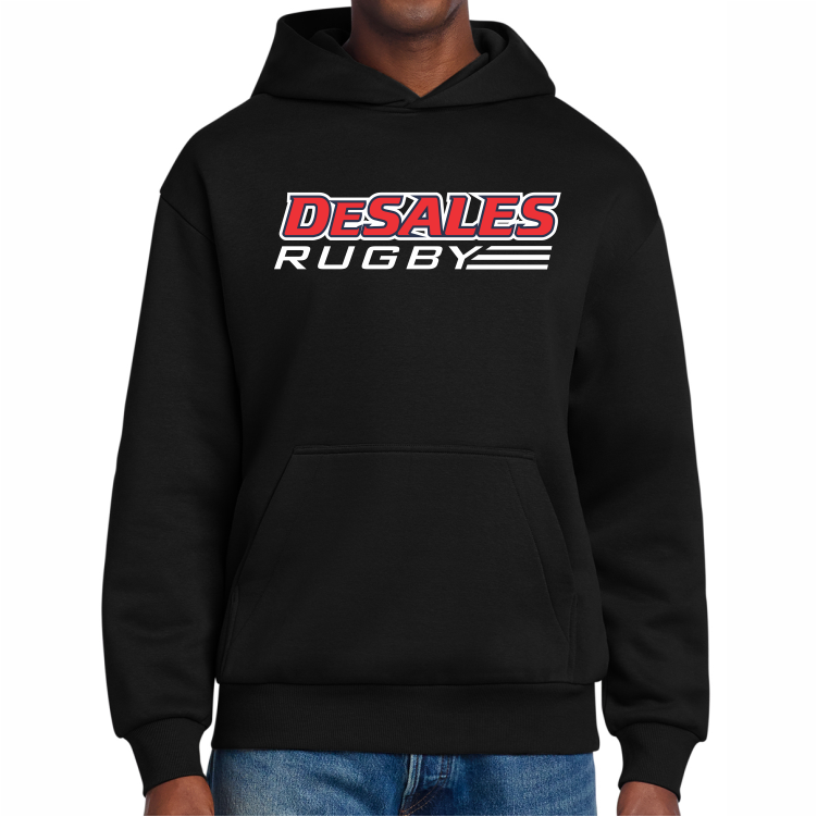 DeSales Rugby Hoodie, Black