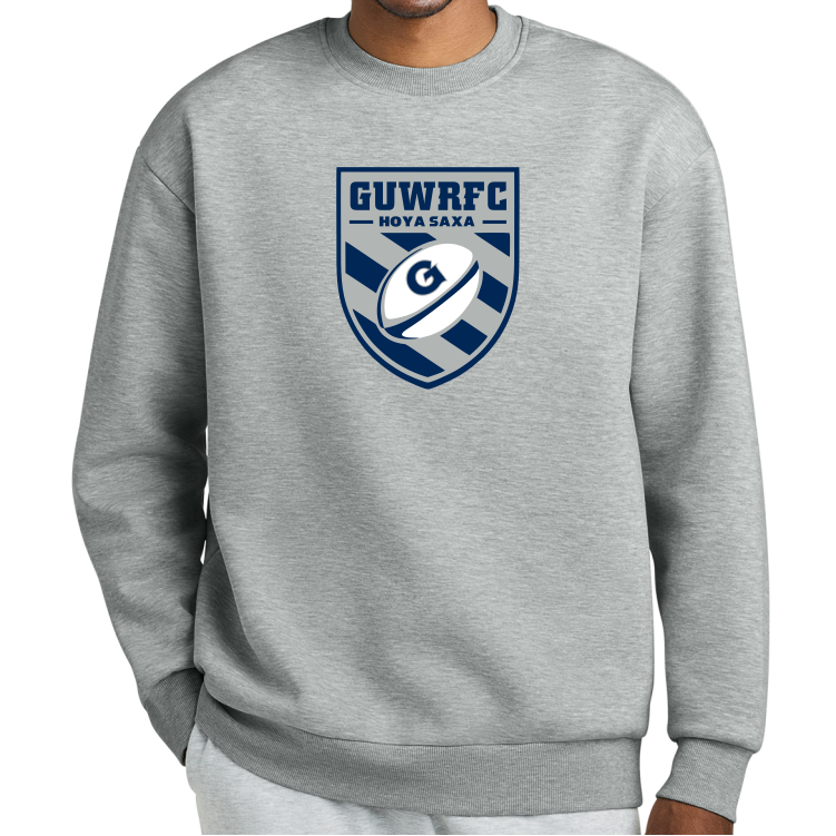 Georgetown University WRFC Crewneck, Gray, Crest