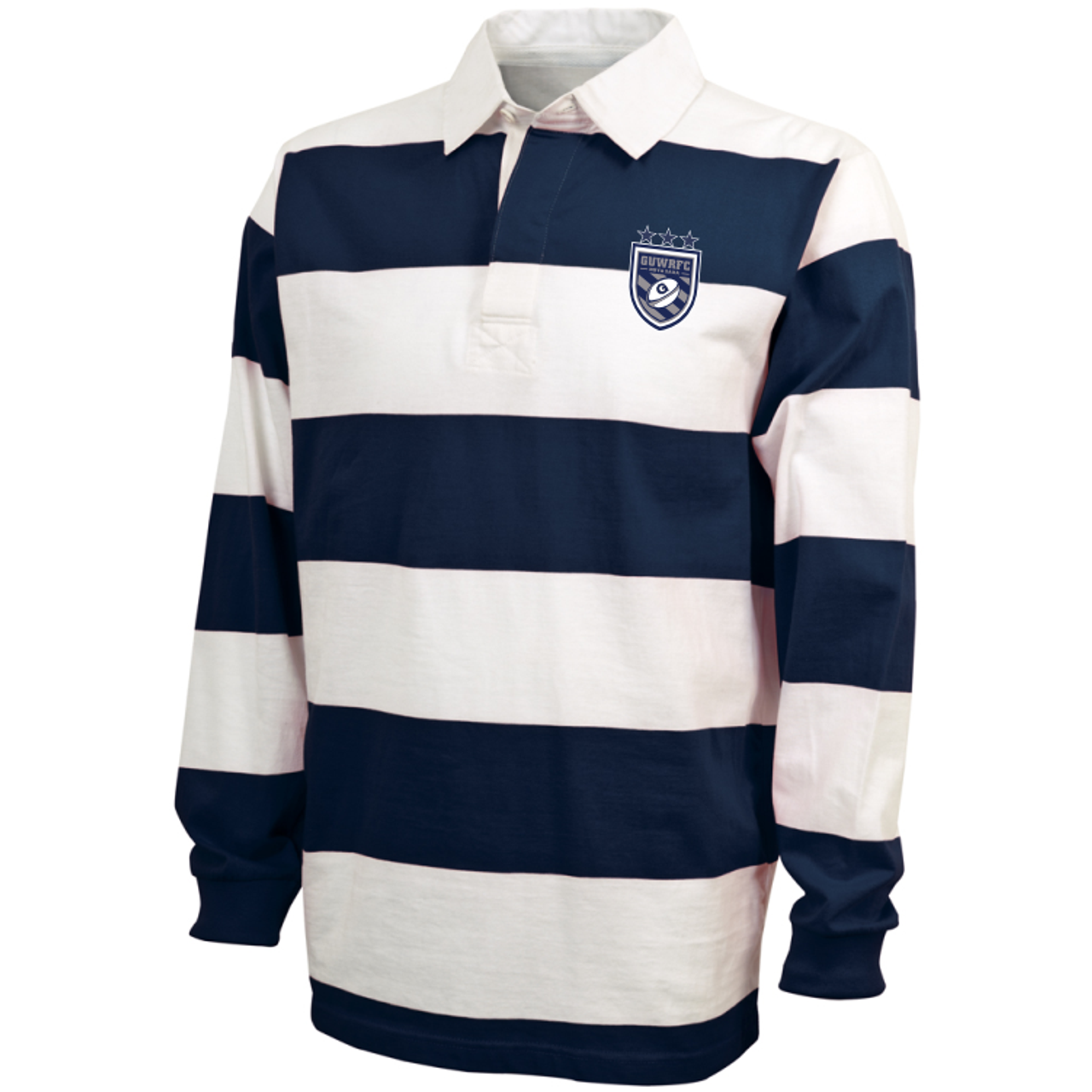 Georgetown University WRFC Rugby Stripe Polo
