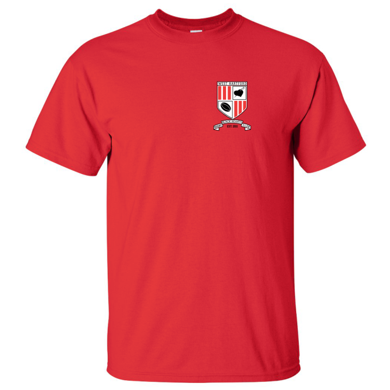 West Hartford Rugby T-Shirt, Red