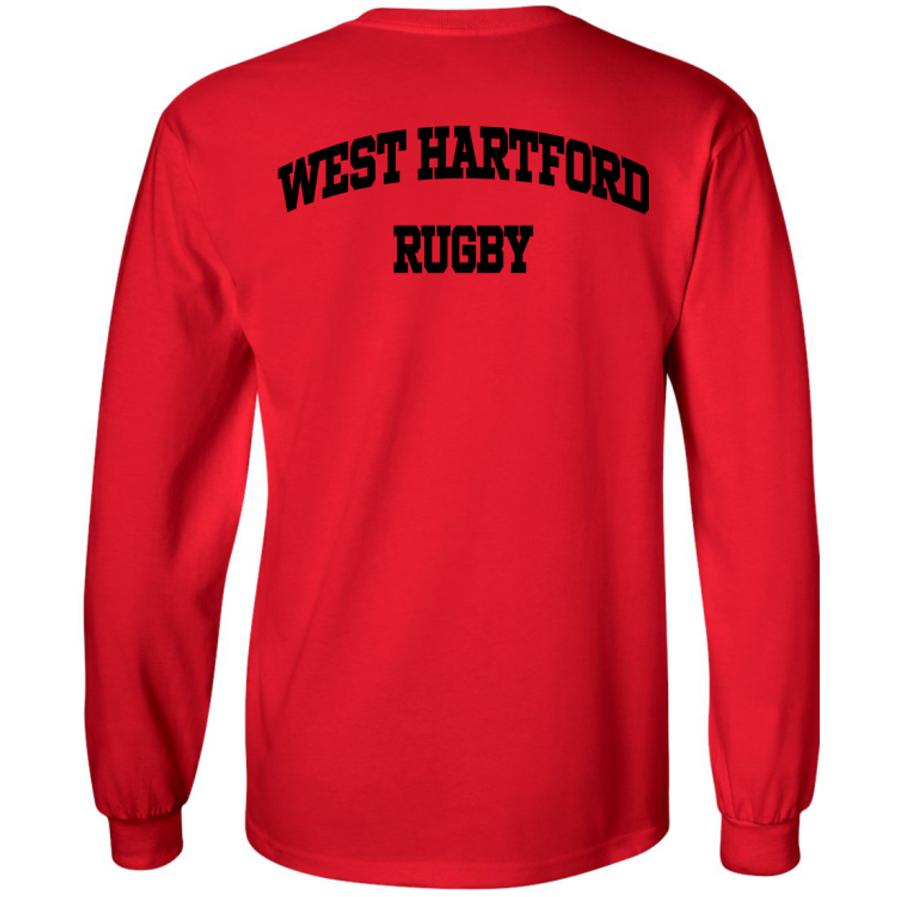 West Hartford Rugby T-Shirt, Red