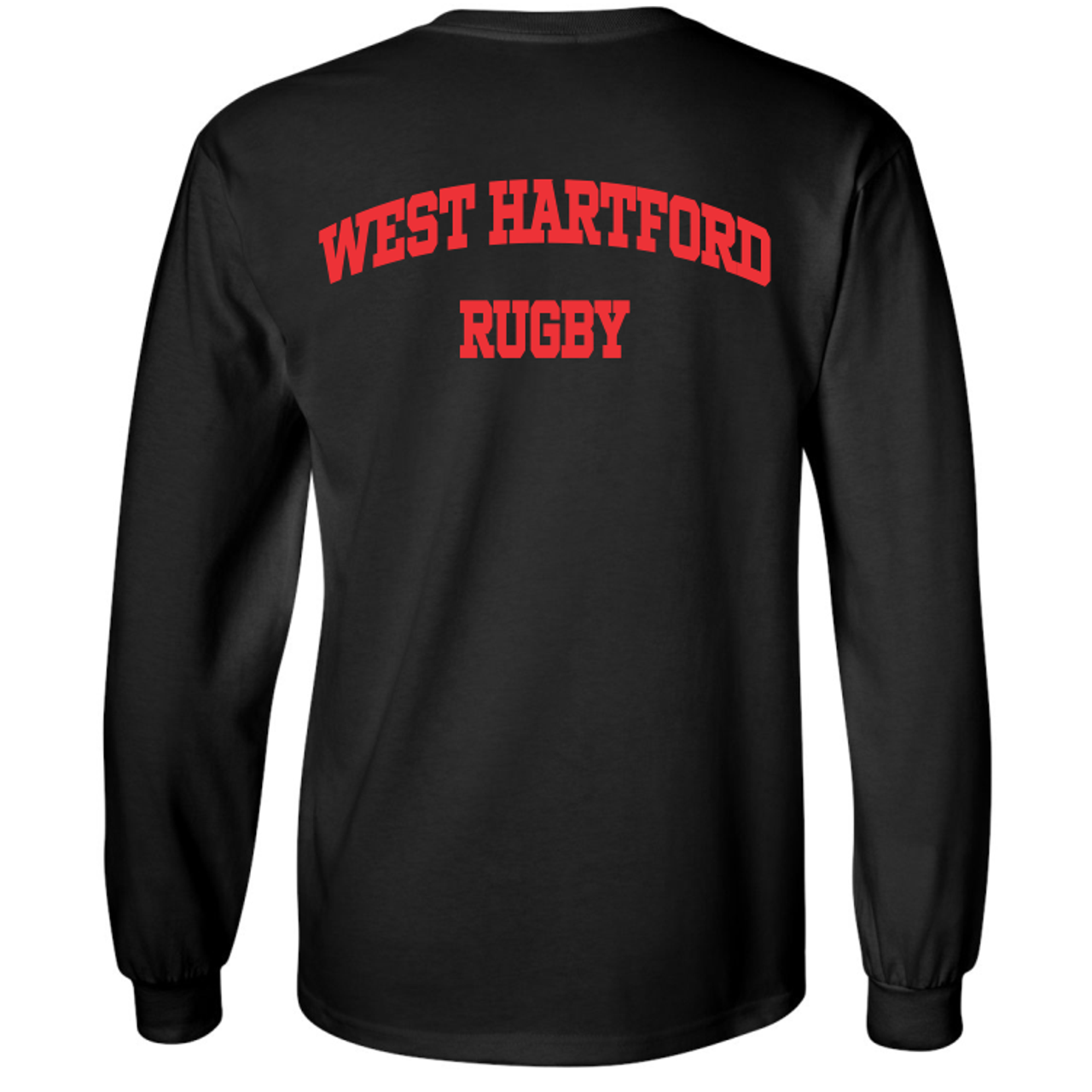 West Hartford Rugby T-Shirt, Black