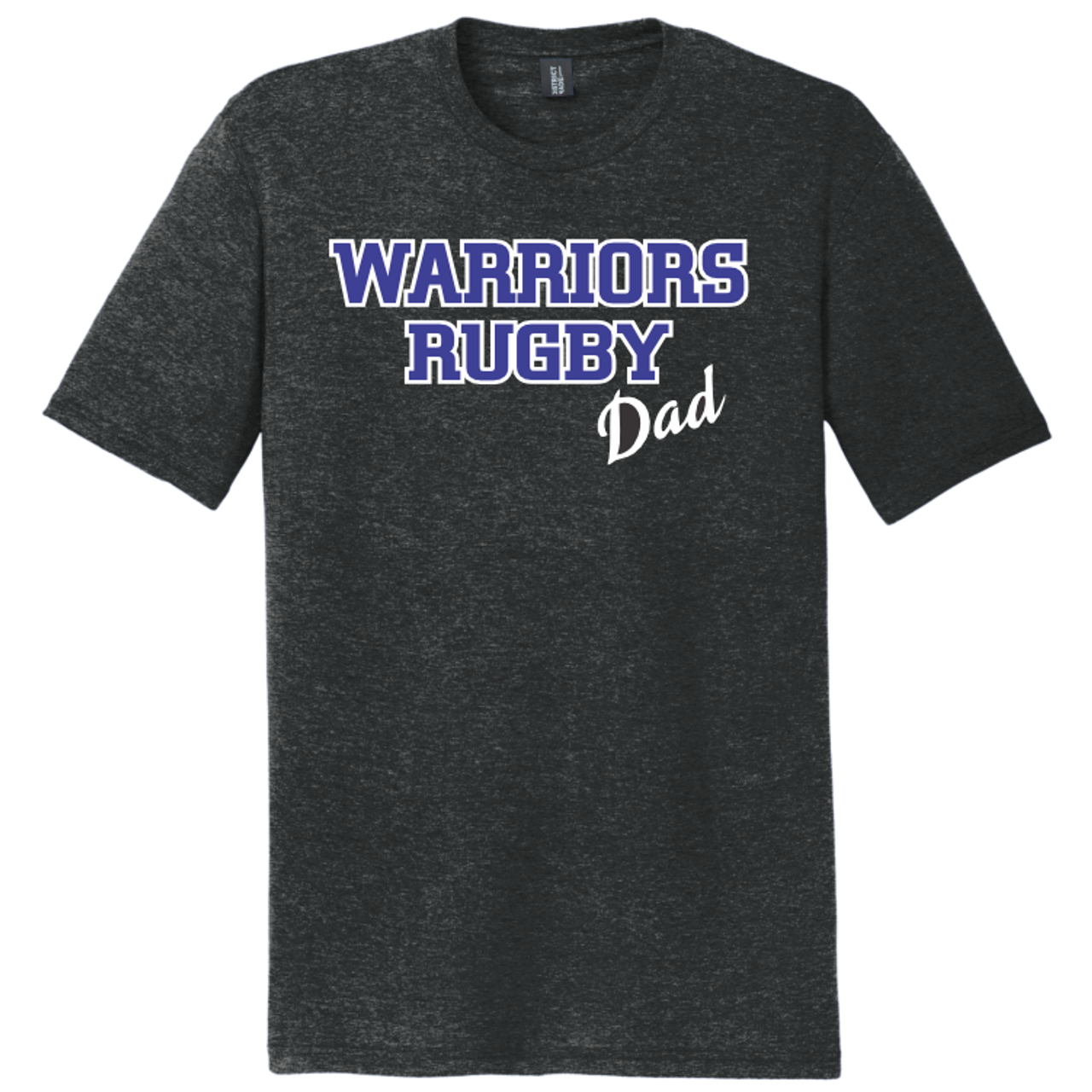 Warriors Dad Triblend Tee, Black Frost
