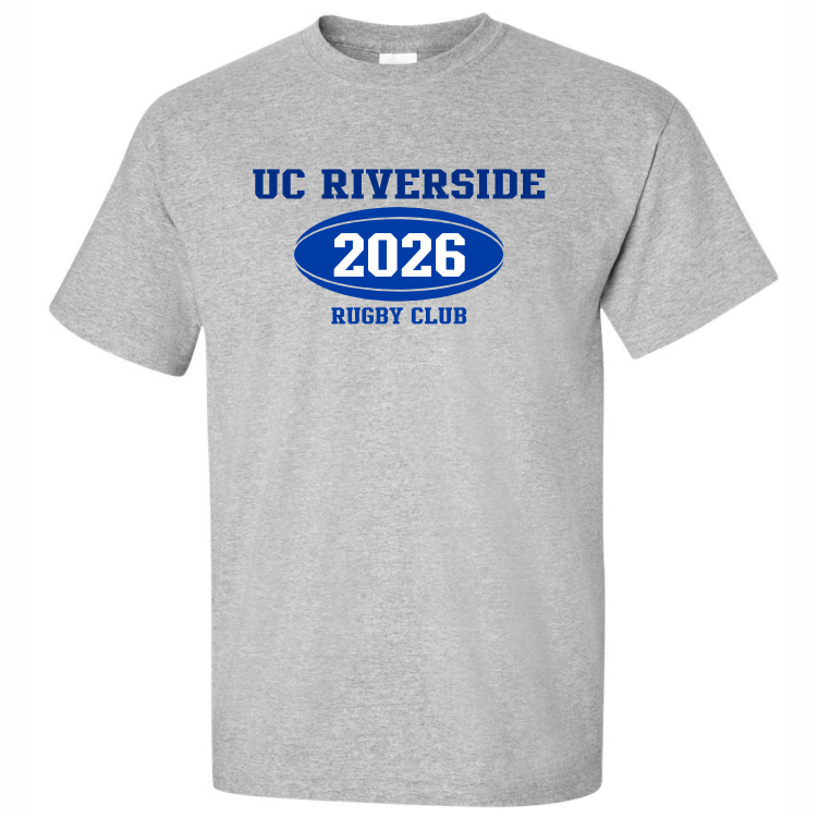 University of California Riverside Rugby Tee, Gray
