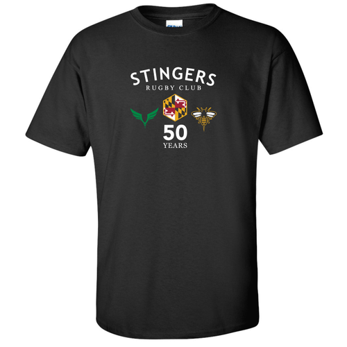 Stingers Rugby 50th Anniversary Tee (4C) Stingers Rugby 50th Anniversary Tee (4C)