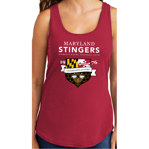 MD Stingers 50th Anniversary Tank, Red (4C) MD Stingers 50th Anniversary Tank, Red (4C)