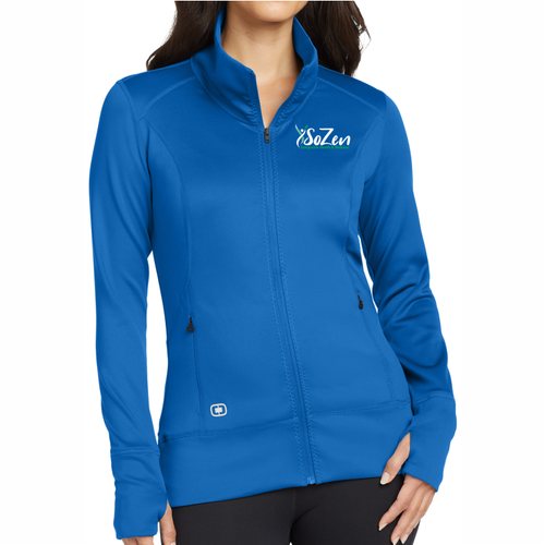 SoZen Health & Wellness Ladies Full Zip, Royal