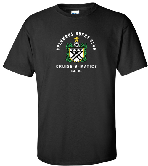 Columbus Cruisers Cotton Tee, Black