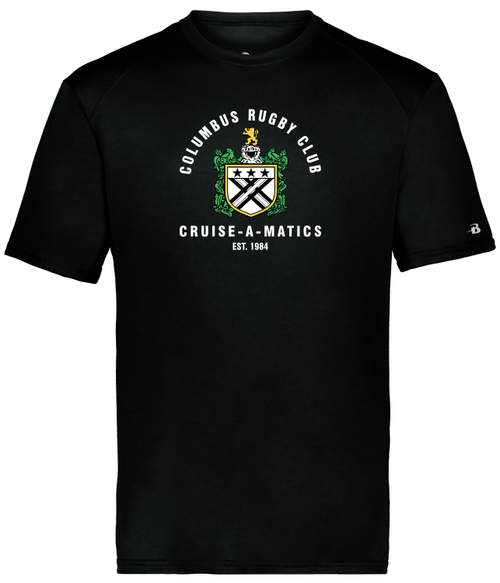 Columbus Cruisers Performance Tee, Black