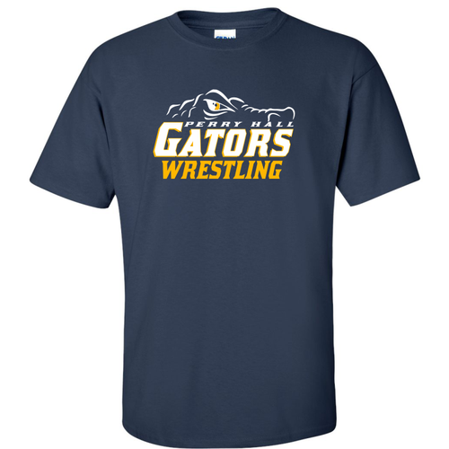 Perry Hall HS Wrestling Cotton Tee, Navy