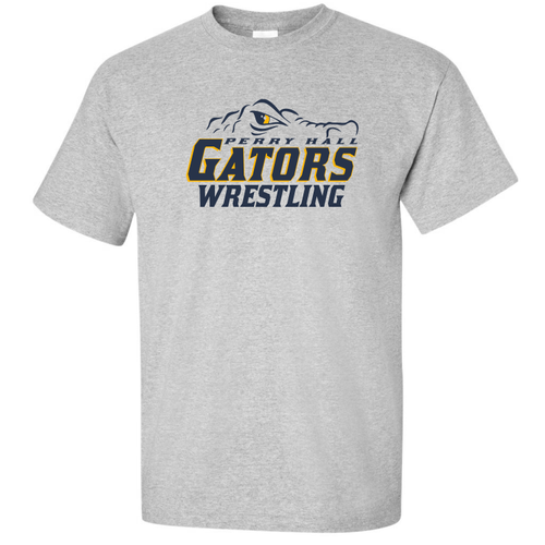 Perry Hall HS Wrestling Cotton Tee, Gray