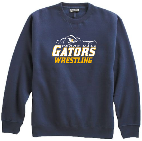 Perry Hall HS Wrestling Crewneck Sweatshirt, Navy