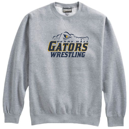 Perry Hall HS Wrestling Crewneck Sweatshirt, Gray