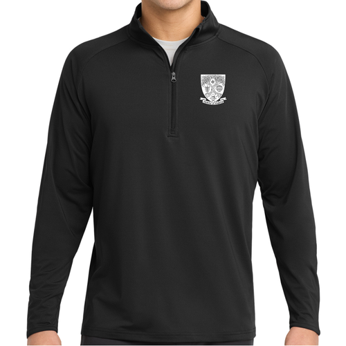 St. Andrews Academy 1/4-Zip, Black