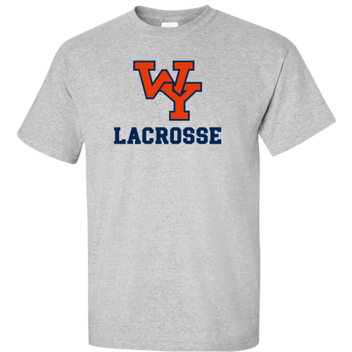 Whitney Young HS Lacrosse Cotton Tee, Gray