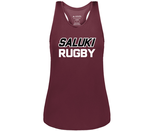 SIU Rugby Ladies Racerback Tank, Maroon