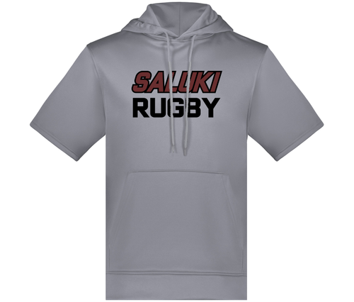 SIU Rugby Short Sleeve Performance Hoodie, Graphite