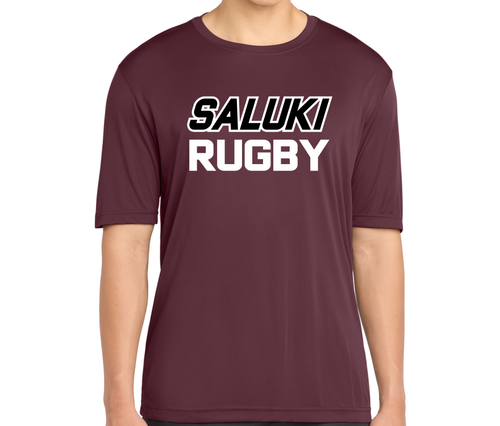 SIU Rugby Performance Tee, Maroon