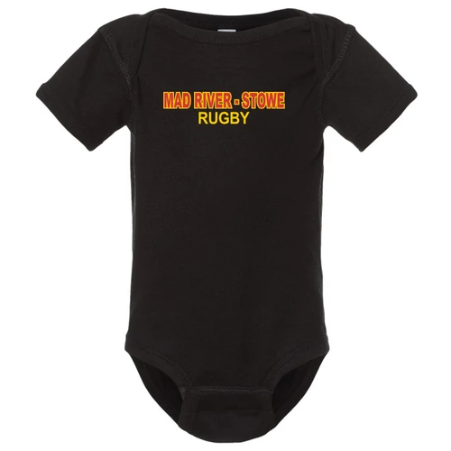 Mad River Stowe RFC Infant Onesie, Black