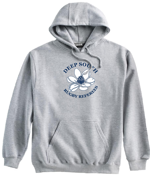 Deep South Rugby Referees Hoodie, Gray