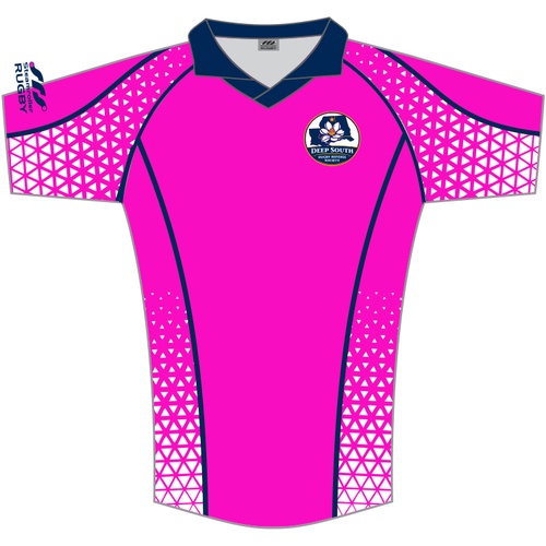 Deep South Rugby Referees Loose Cut Jersey, Pink