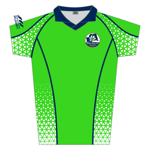 Deep South Rugby Referees Ladies Cut Jersey, Green