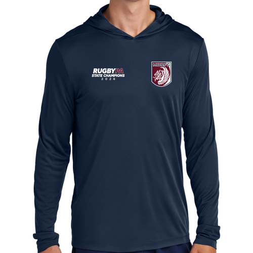 MB Rugby U19 Championship L/S Hooded Performance Tee