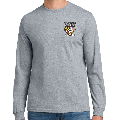 Cecil FC Galaxy LONG Sleeve Cotton Tee, Gray