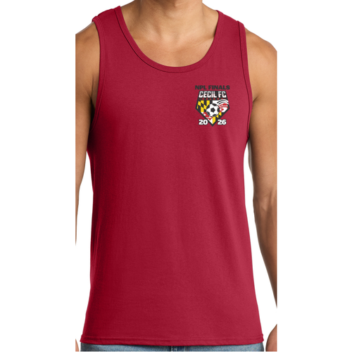 Cecil FC Galaxy Cotton Tank, Red