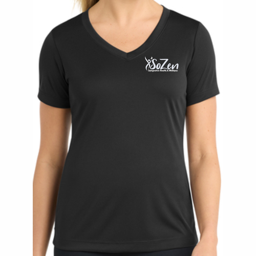 SoZen Health & Wellness Performance Tee, Black