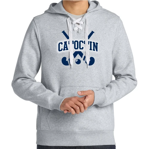 Catoctin Cougars Field Hockey Laced Hoodie, Gray
