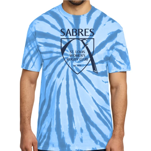 St. Louis Sabres Tie Dye Tee, Light Blue