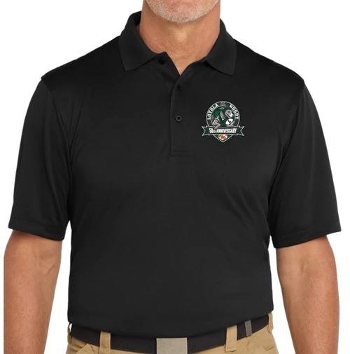 Loyola Rugby 50th Anniversary  Performance Polo, Black