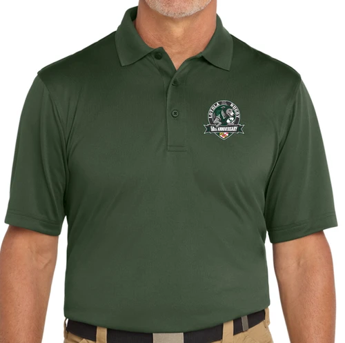 Loyola Rugby 50th Anniversary  Performance Polo, Green