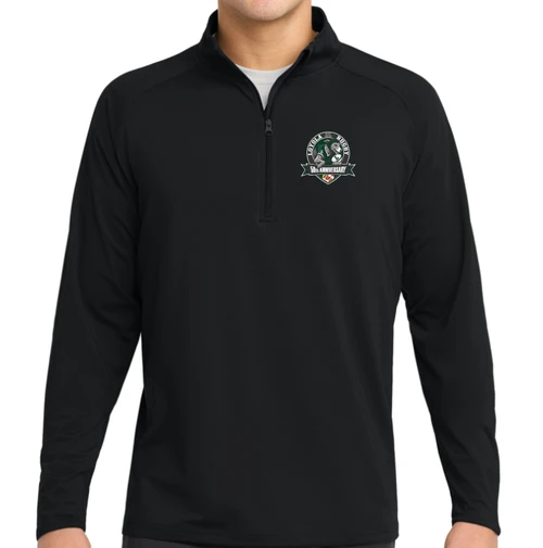 Loyola Rugby 50th Anniversary 1/4-Zip, Black