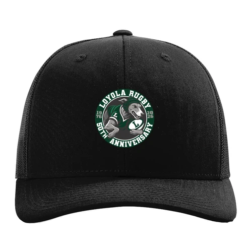 Loyola Rugby 50th Anniversary Snap Back Hat, Black