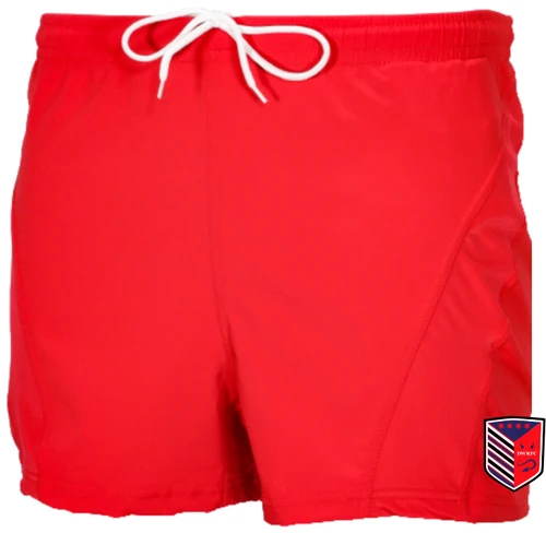 DWRFC SRS Performance Rugby Shorts, Red