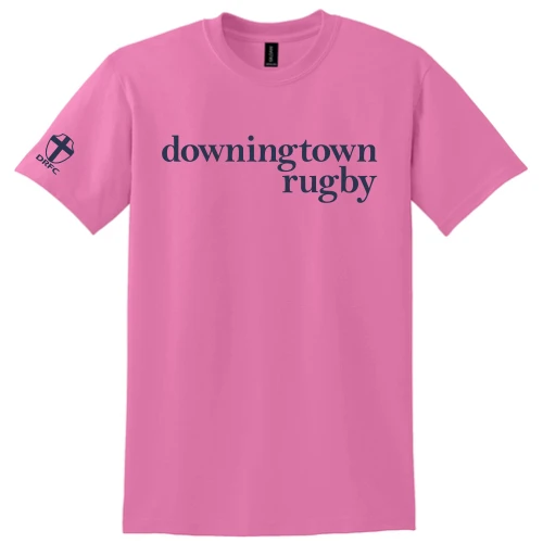 Downingtown 'Rugby Changes Lives' Fundraiser Tee,  Azalea