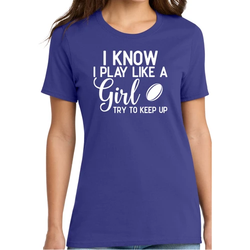 Try to Keep Up Tee, Purple