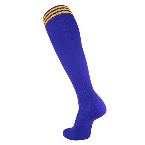 Royal/Gold 3-Stripe Socks