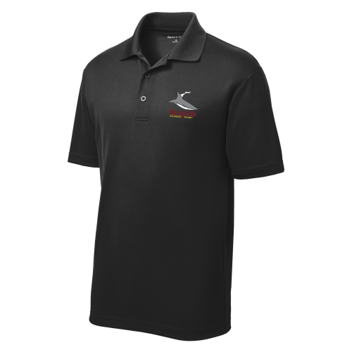 Salisbury Rugby Performance Polo, Black