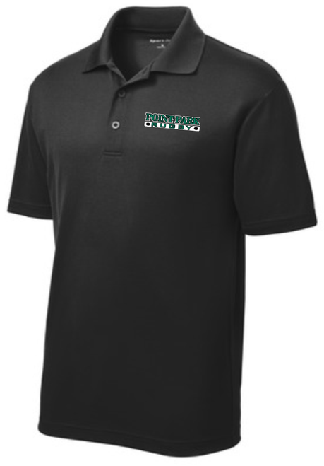 Point Park Rugby Performance Polo, Black