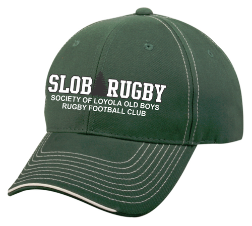 SLOB Rugby Contrast Stitch Twill Adjustable Hat